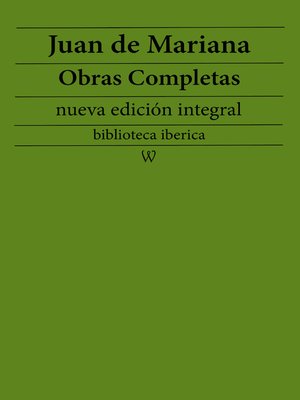 cover image of Juan de Mariana Obras completas